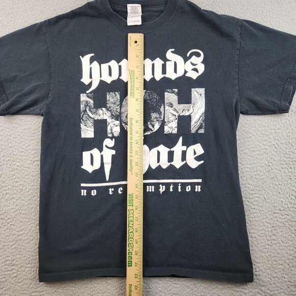 Hardcore Punk Band Hounds of Hate Shirt Men's Medium Modern Music No Redemption - Picture 4 of 9